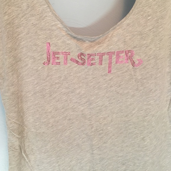 Old Navy "JET SETTER" Scoop back tee Sz XL - Picture 2 of 2
